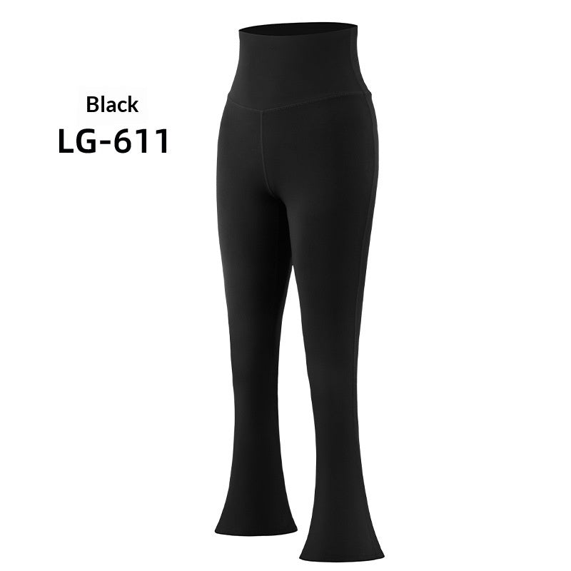 Pantalons de remise en forme avec jambes larges Slimming quand le vêtement de dessus convient pour le style extérieur