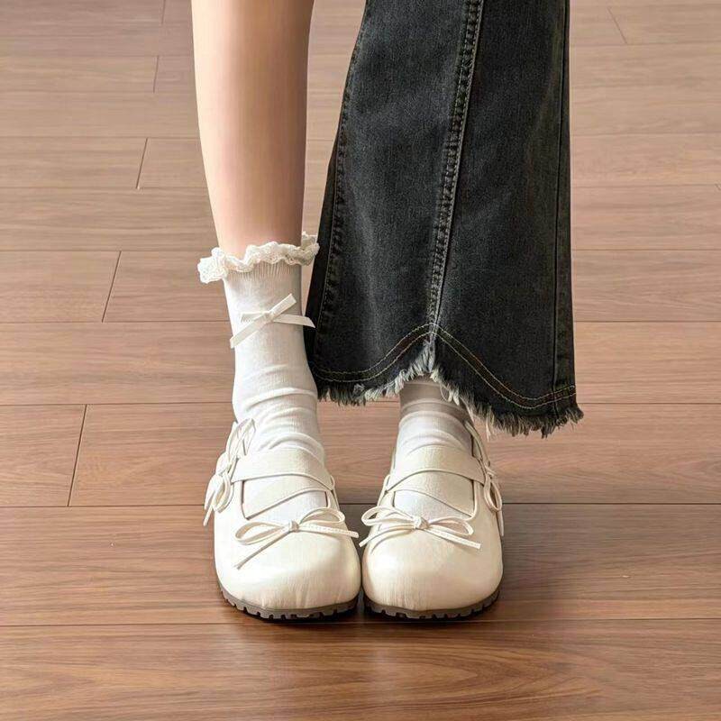 Femmes Ballet français Plateforme de style Mary Janes