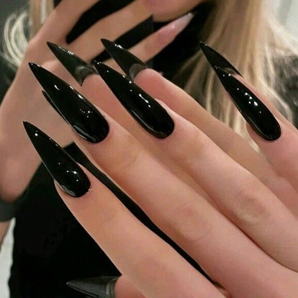 Minimaliste Ultra-long style français Modern faux ongles