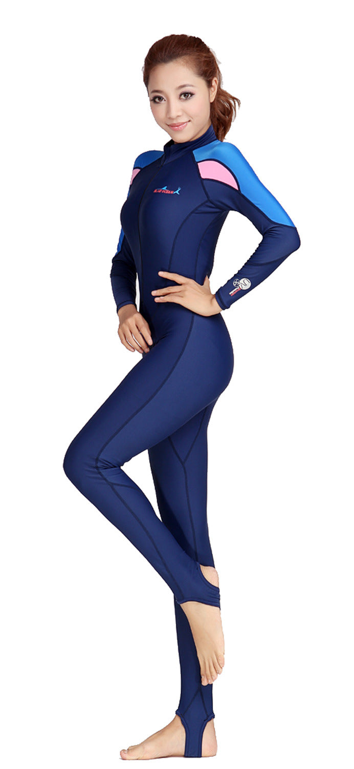 Plongée solaire en une seule pièce Jellyfish Snorkeling Natation Suit