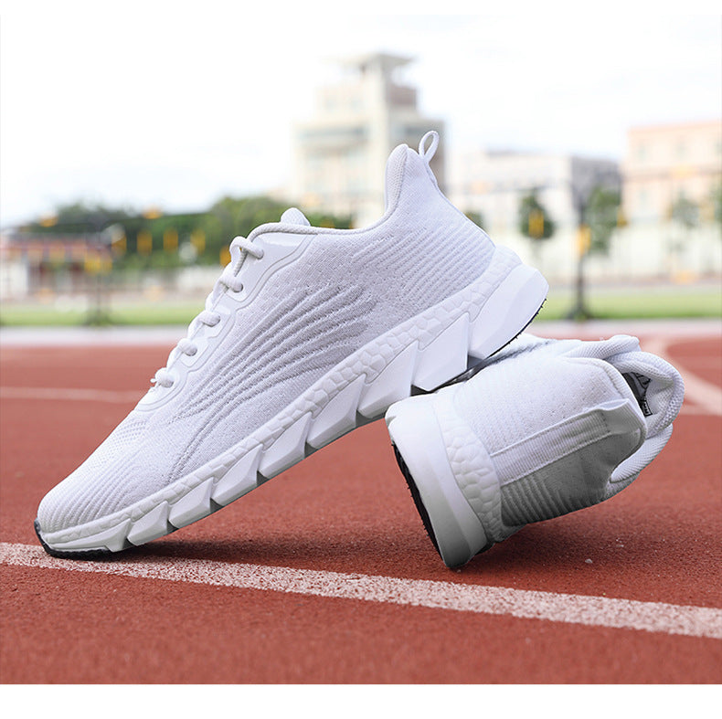 Hommes et femmes Flying Woven Chaussures de course respirantes Couple sneakers occasionnels