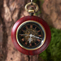 Petite montre de poche mécanique automatique Ahogany