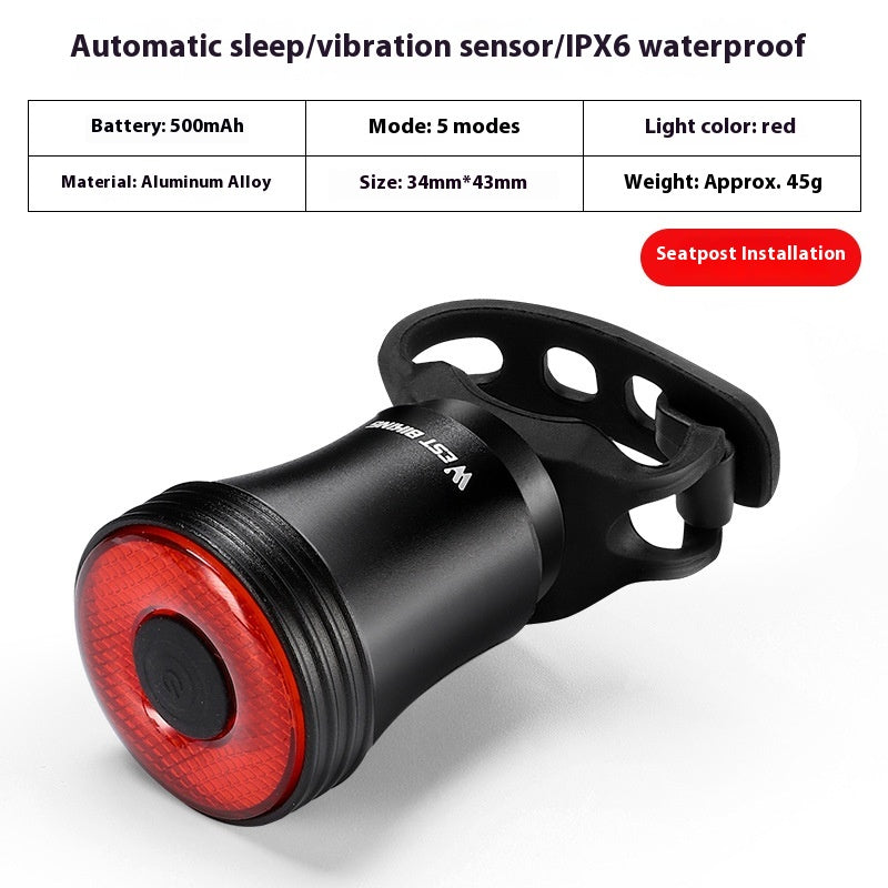 Personnalité Auto-rechargeable Véhicule Smart Taillight