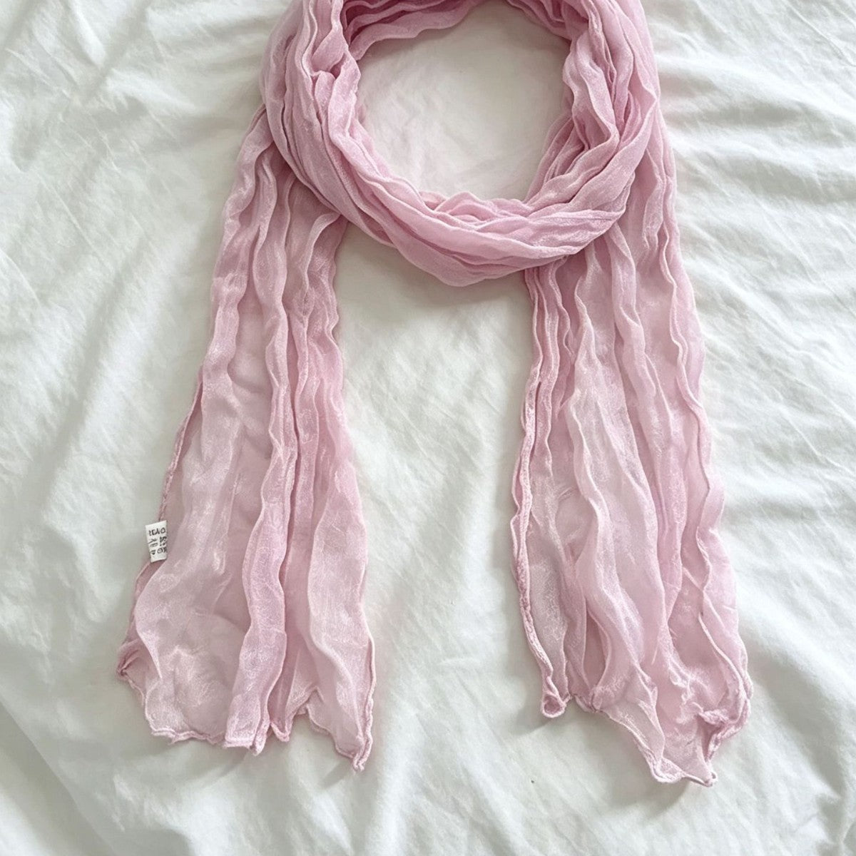 Femmes Versatile Solid-colore Cable-knit mince écharpe chaude pour le printemps et l'automne