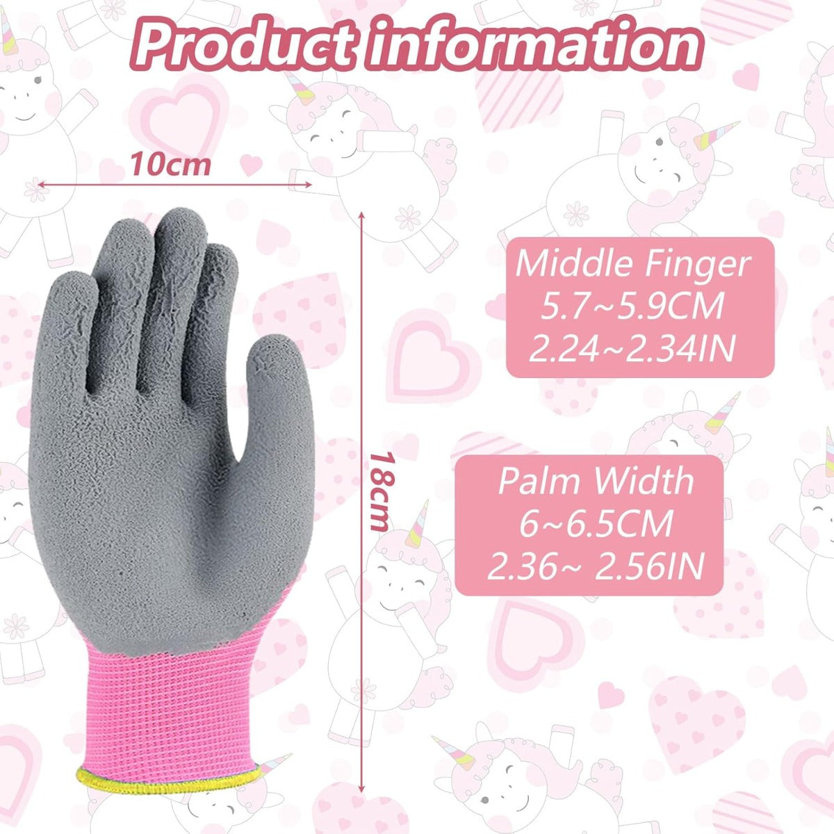 3 paires de petits gants de jardinage – Stretchy Fit