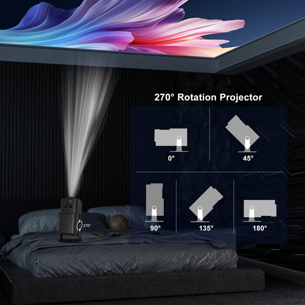 HY320 Projecteur noir