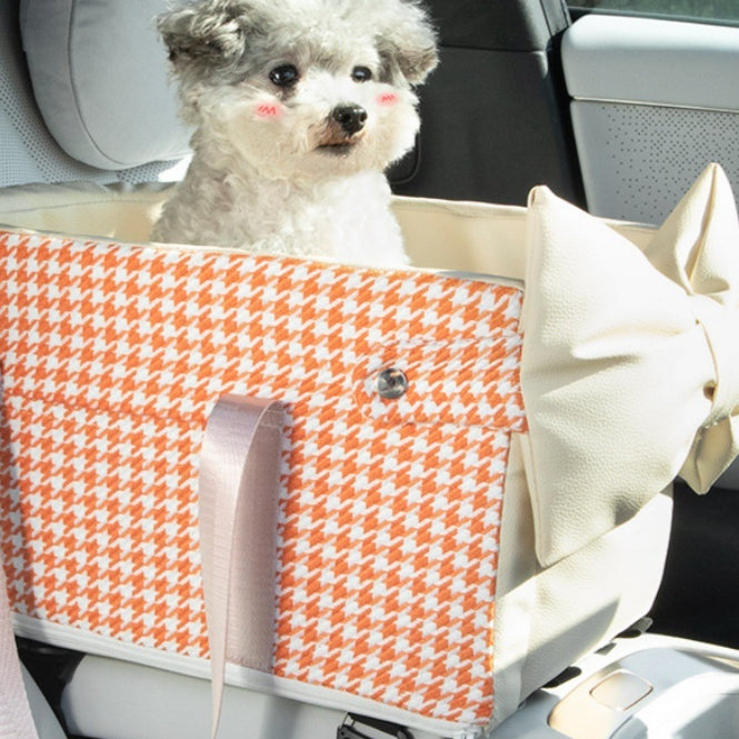 Petit siège de sécurité pour animaux de compagnie en voiture Nid Travel Car Coussin