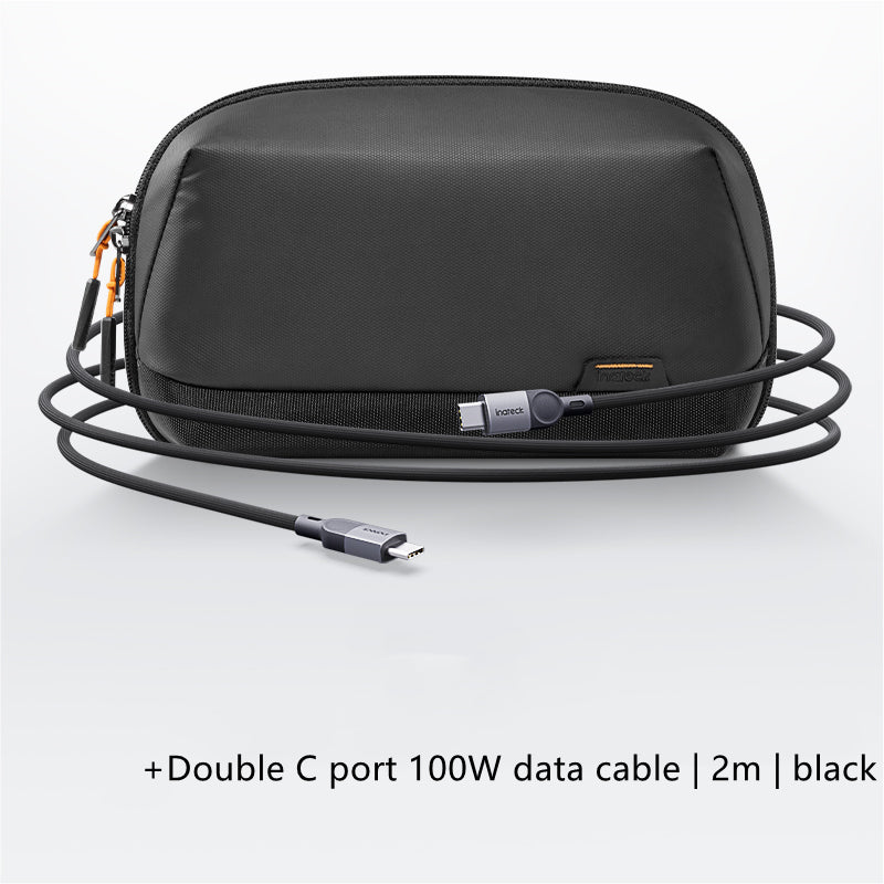 Cable de données numériques portatives sac de stockage volcanique