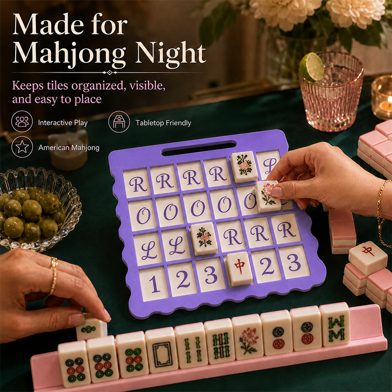 1PC Mahjong Tile Placement Board