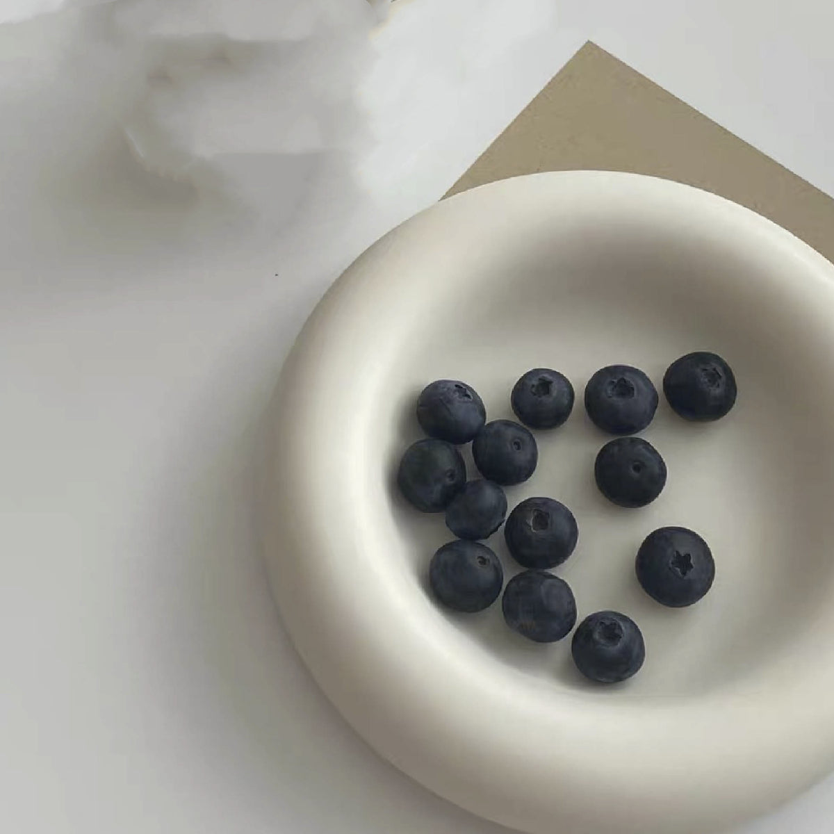 Matte Émaillés Maison Courbé Tray Taille Dimensions