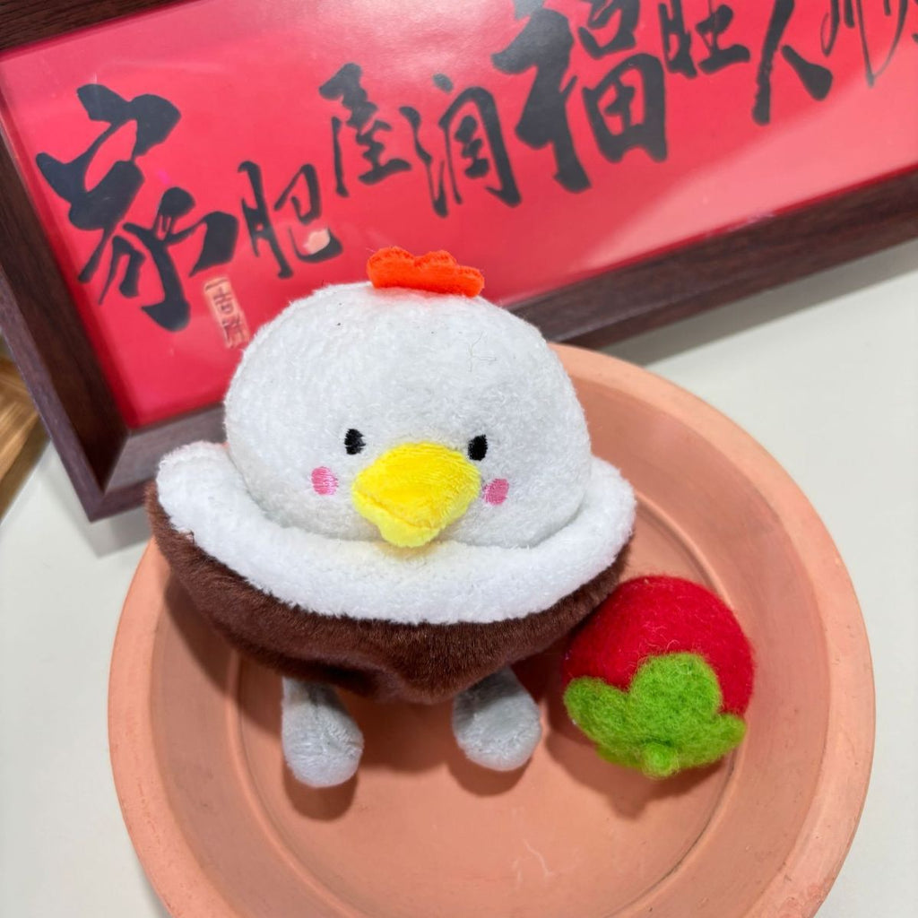 Cute Guangdong Dim Sum Plush Jouet Barbecue Pork Bun