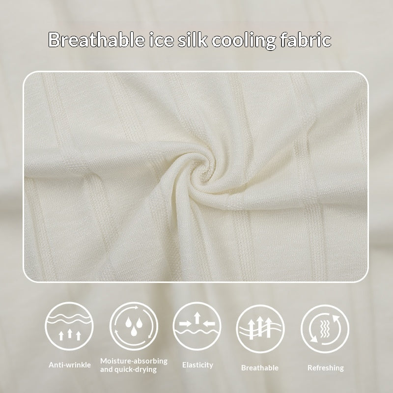 T-shirt à manches courtes tricoté casual pour hommes