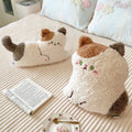 Jouet mignon en peluche d'oreiller de chat de dessin animé