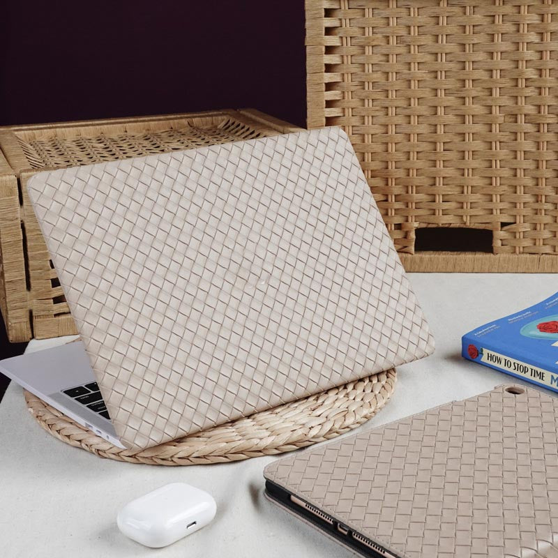 Lait Tea Couleur En Cuir Woven Informatique Case