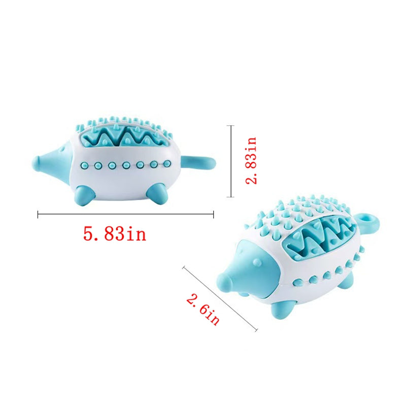 Dog Treat Interactive Chew Toy for Puppies Food-leaking Design Teeth Grinding Cleaning Eng
