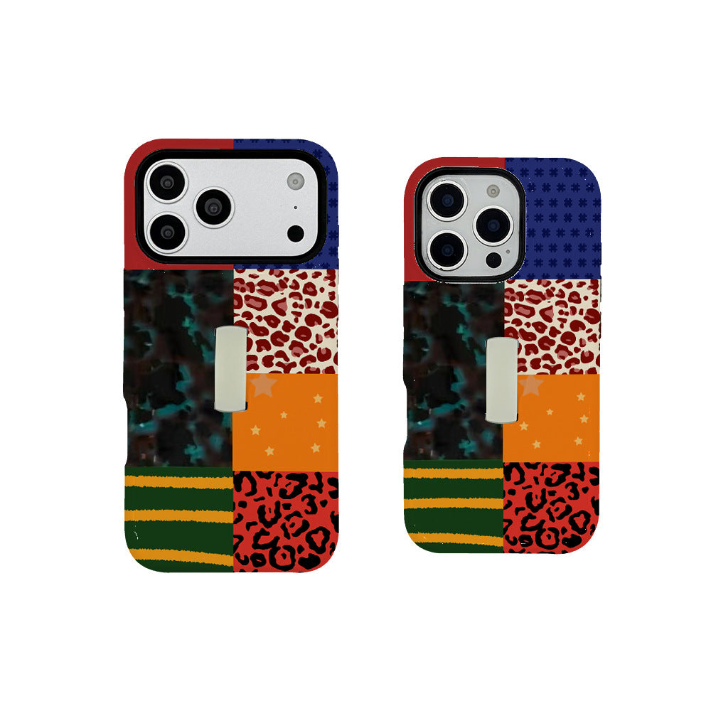 Meilleure vente Film et stand Two-in-one Phone Case