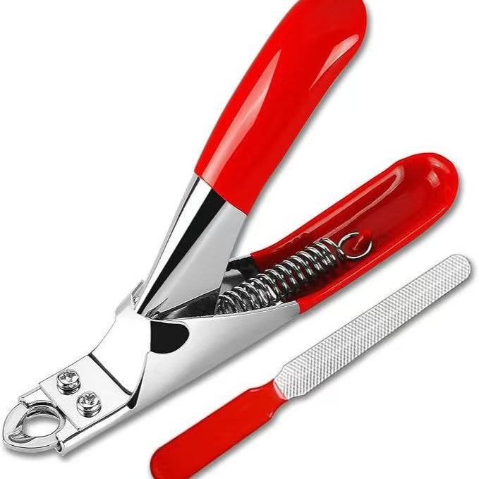 Cutter d'ongle de chien Type U Word False Conseils Professionnels Clippers de ongles Cutters droit Edge Ma