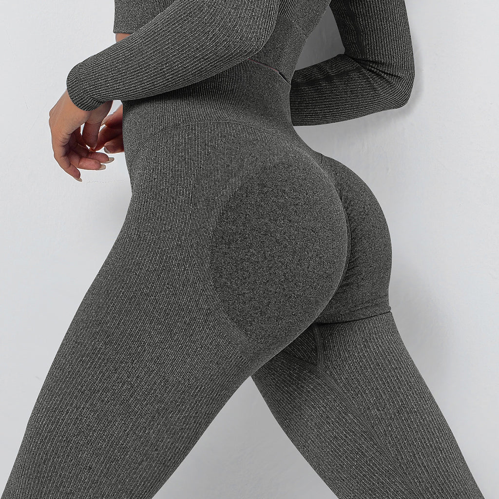 Pantalons de yoga sans couture européenne et américaine