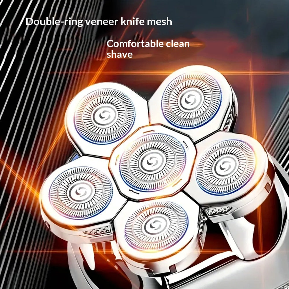 Hommes Imperméable Shaver électrique flottant 6D