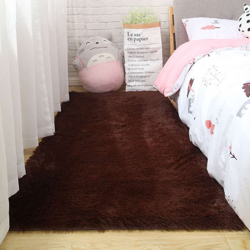 Chambre à coucher de tapis en laine de soie