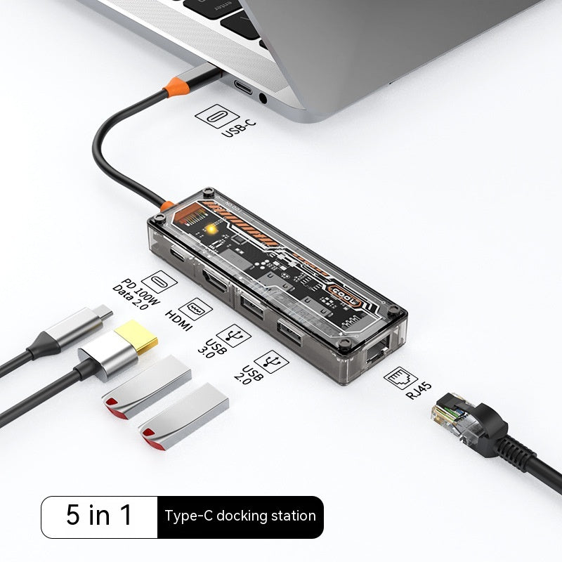 Hub Expansion Dock Notebook Convertisseur d'ordinateur