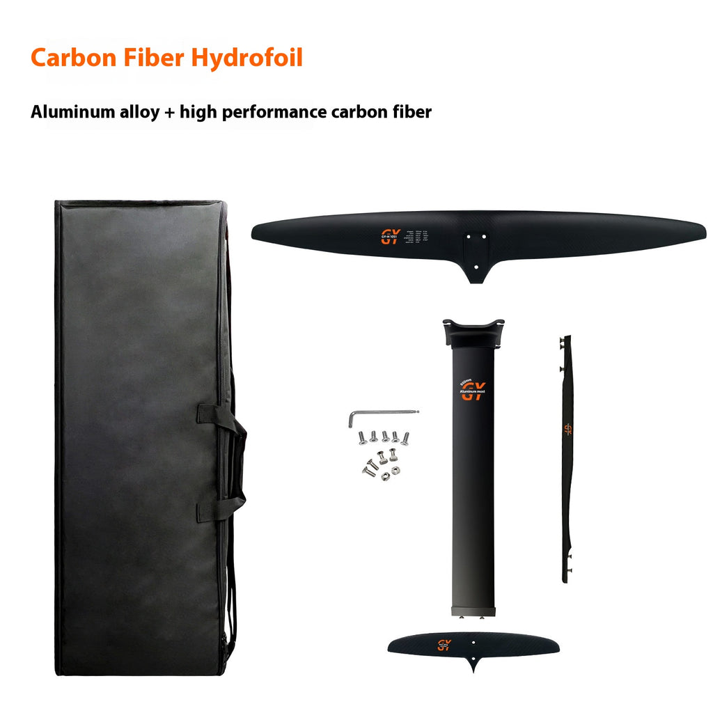 High-performance Carbon Fibre Racing Surfing Hydrofoil non motorisé