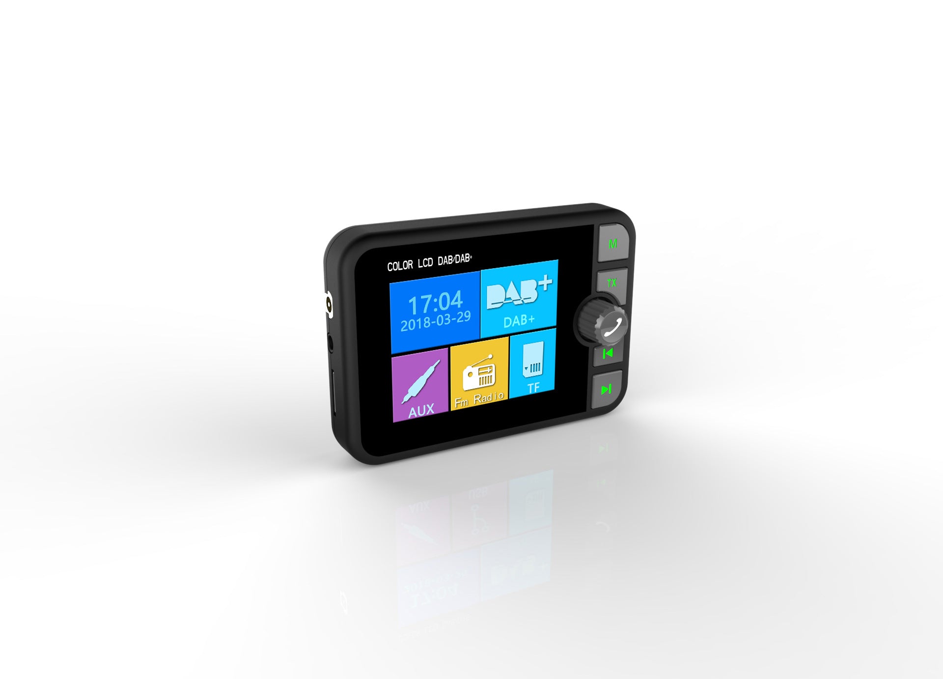 Station européenne écran couleur populaire voiture DAB récepteur numérique Bluetooth MP3 multifonction
