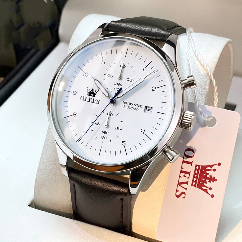 Multifunctional Waterproof Luminous Men's Watch