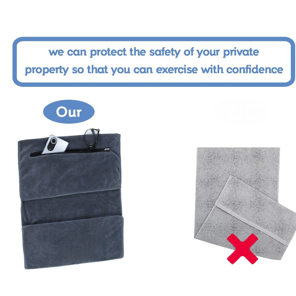 Serviette en microfibre absorbante et douce