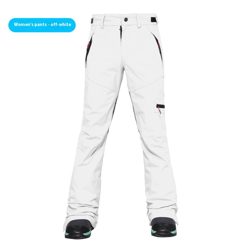 Pantalon de ski Neige imperméable Vent thermique Slim Fit costume de ski