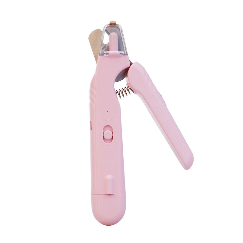 2 Clippers d'ongle d'animal en 1 avec led Light Dog Cat Special Blood Line Ciseaux multifonction