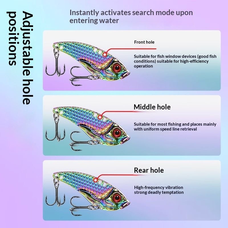 Bâton artificiel Serpent à crotale à croupe métallique pour la pêche à longue distance Lures A