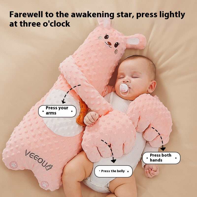 W9Q Wenou BABY HUG Sommeil Apaisant Oreiller Palm Poupée Coax Sommeil Coax Dormant Artéfact Bébé