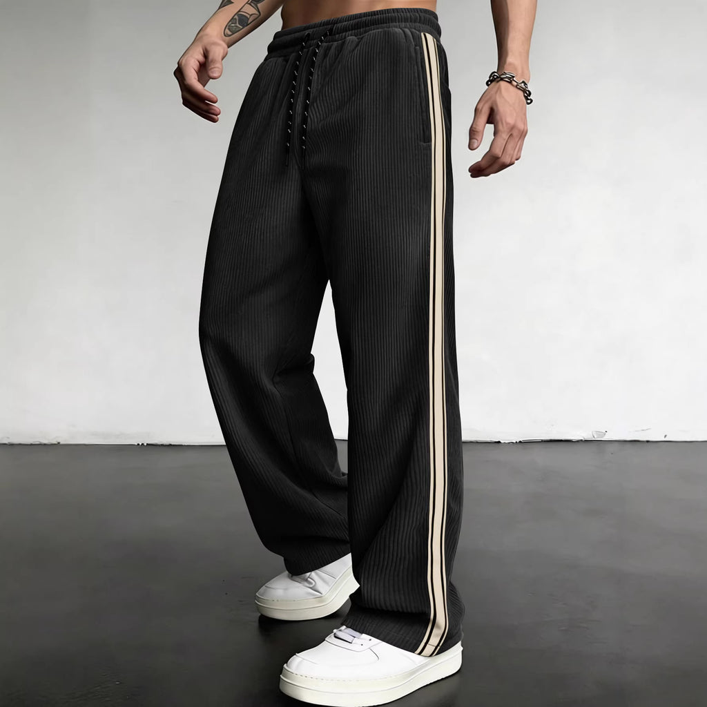 Pantalon respirant à cordon respirant Relaxed-fit Outdoor Casual Straight-leg