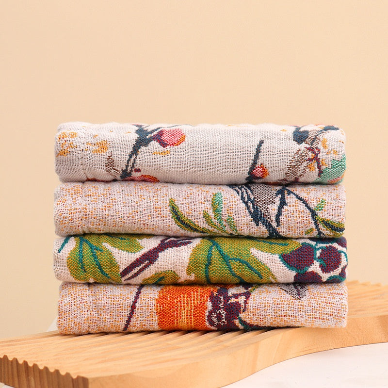 Serviette en coton Gauze visage pour la maison utilisable pour les adultes et les enfants