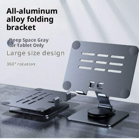 Support plat en alliage d'aluminium Téléphone de bureau Tous les supports métalliques