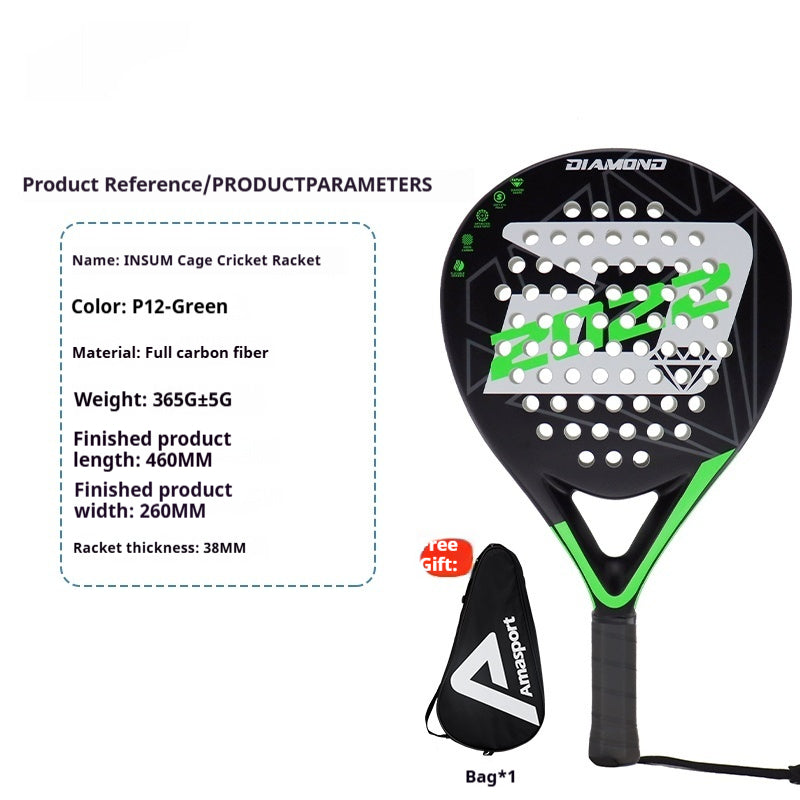 Raquette de tennis en fibre de carbone Cage Style