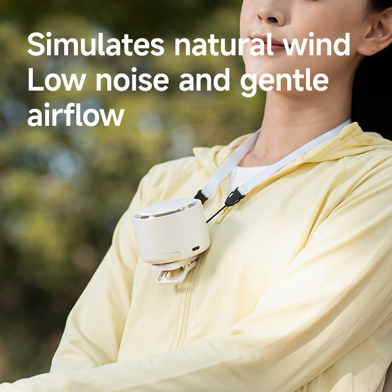 High-CFM Wearable Neck Fan