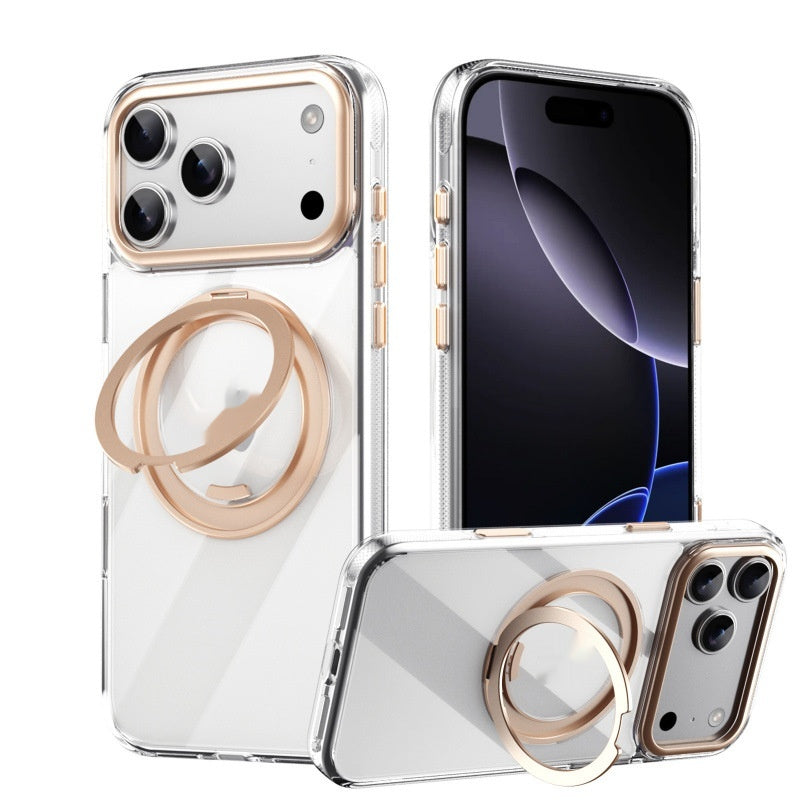 Boîtier de protection magnétique à 360 degrés pour supports rotatifs pour smartphones