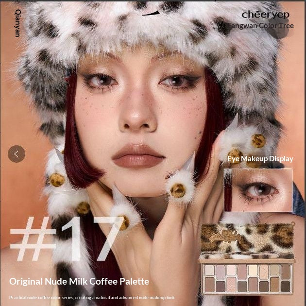 Palette à paupières de 16 couleurs Matte et finitions Shimmer pour Cosplay