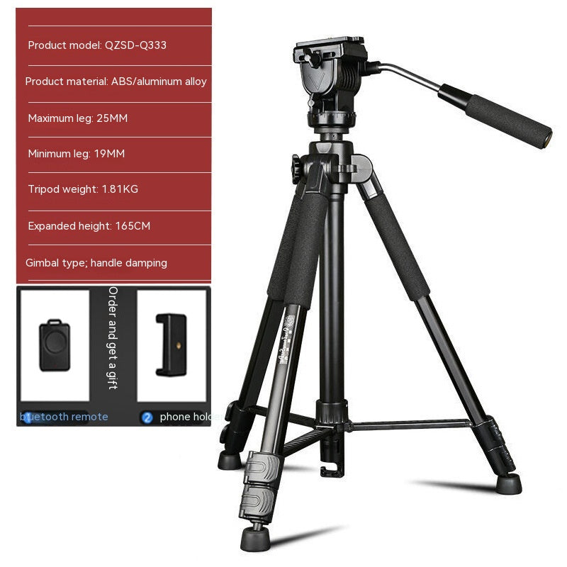 Bracket en alliage d'aluminium de Light Age SLR Camera Tripod