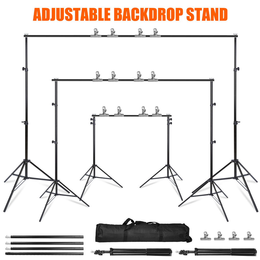 1Pc 6.5 Plus 10ft Photo Video Studio Heavy Duty Adjustable Backdrop Support