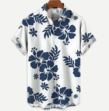 Jeunes vacances Casual Beach Style manches courtes hommes