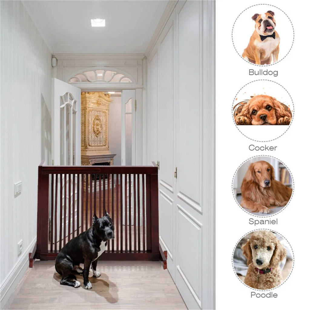 Porte en bois pour animaux 3 panneaux