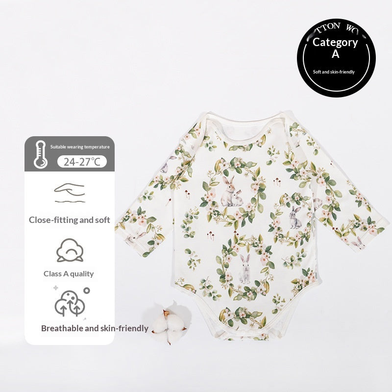 Romper de coton pur sans os pour bébés