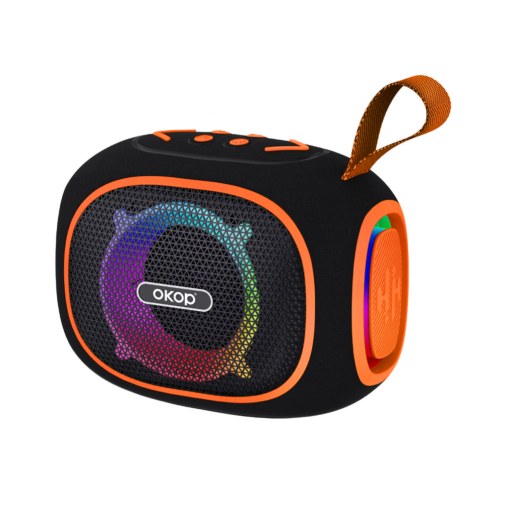 KP-853 Haut-parleur Bluetooth sans fil Longue durée de vie de la batterie Poignée portable Éclairage RGB En stock