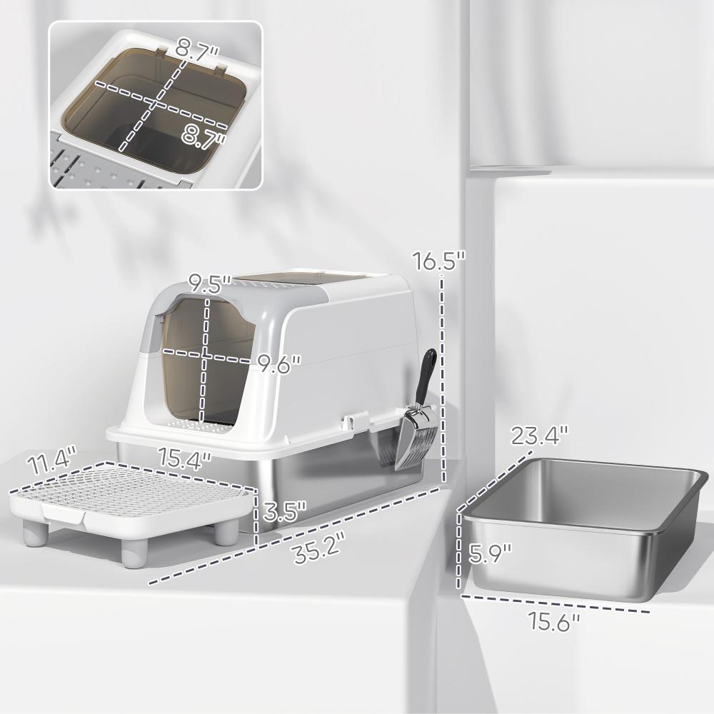 Boîte à litière pour chats