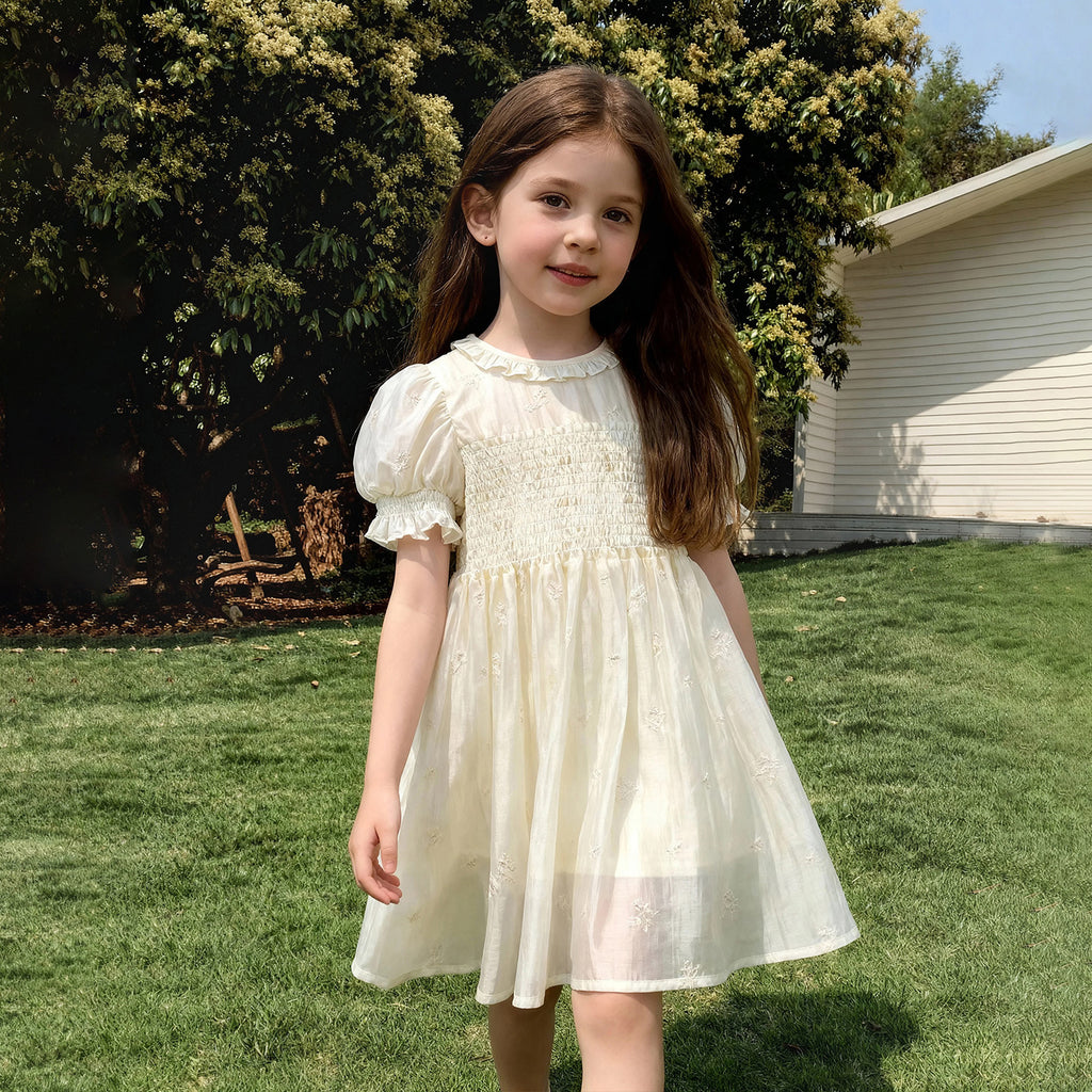 Robe de princesse d'été de style doux pour les filles