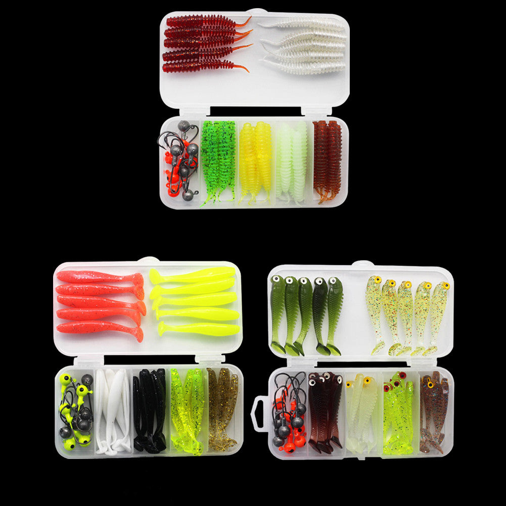 40-piece soft wood set of five clear grid boxes