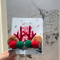 Unisex Christmas Reindeer Hair Clips for Festive Holiday Styling